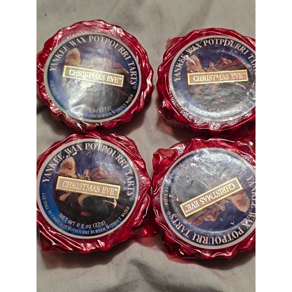 Yankee Candle Wax Potpourri Tarts Wax Melts Christmas. Eve 0.8 oz, 4 Pack